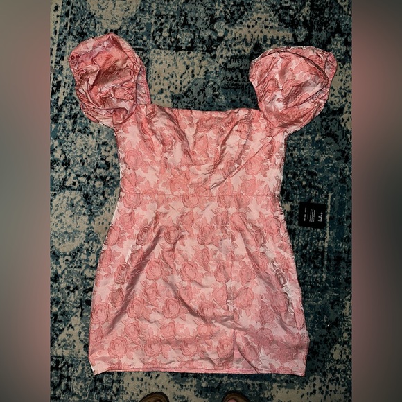 Pink Rose Lulus Mini Dress, new with tags, never worn - Picture 3 of 5